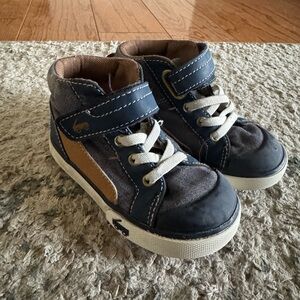 See Kai Run Blue and Brown Kids Sneakers